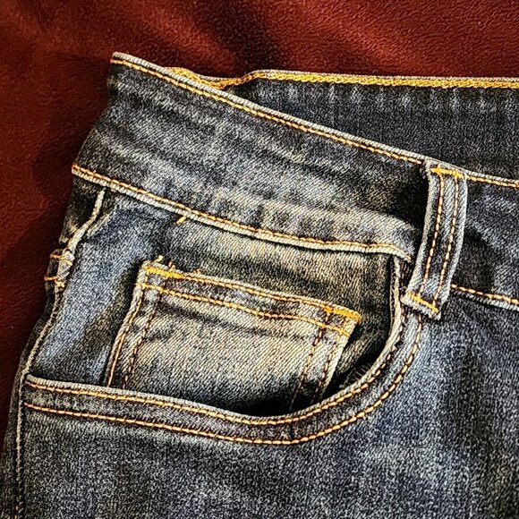 Skinny Fit Women's Jeans Distressed Blue Size 34 - Picture 5 of 16